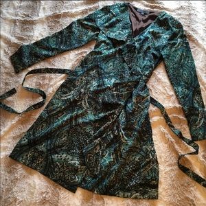 Antonio Melani Silk Wrap Dress